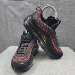 Nike Air Max 97 SE Tartan Black, Red AV8220-001 Women's 7.5